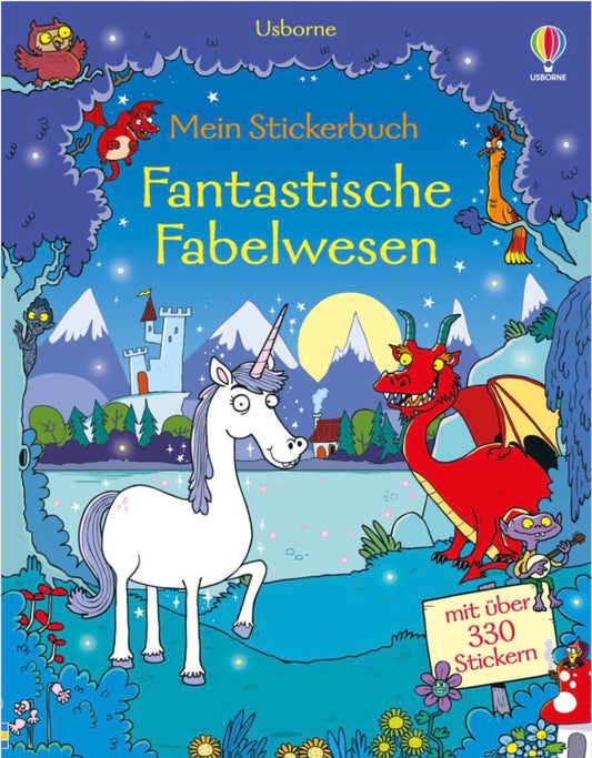 Uborne Mein Stickerbuch Fantastische Fabelwesen