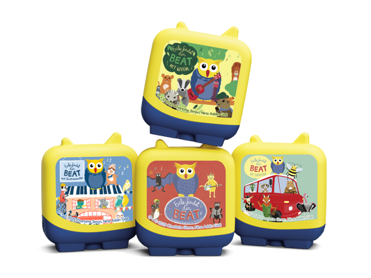 Tonies Eule findet den Beat Set Pocket Tonies