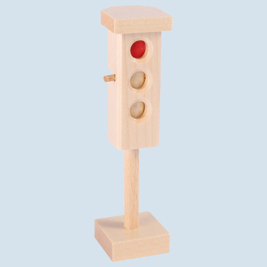Beck Holzspielzeug Verkehrsampel 12 cm