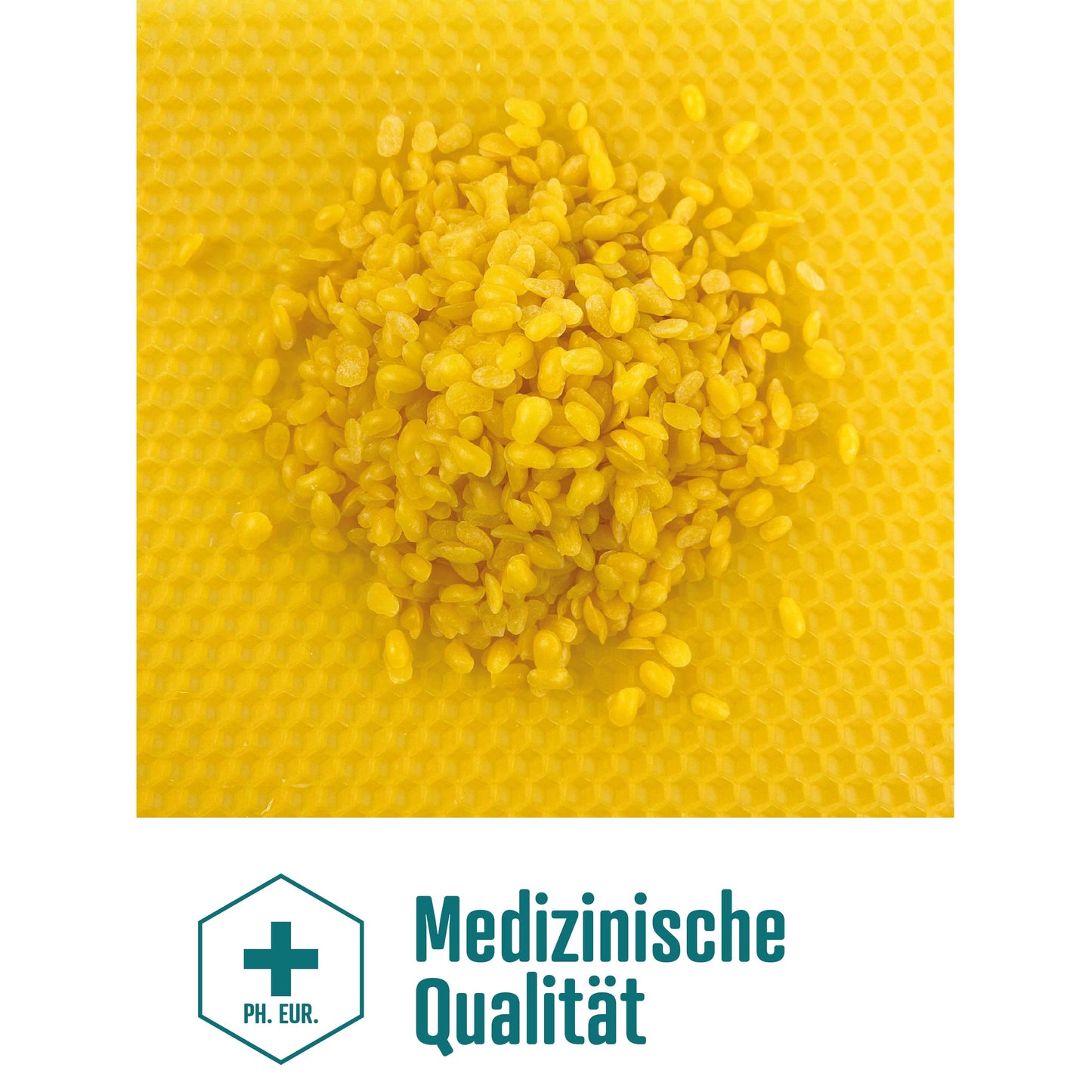 Bienenwachs Pastillen 500 g für Kosmetik und DIY, Medizinische Qualität