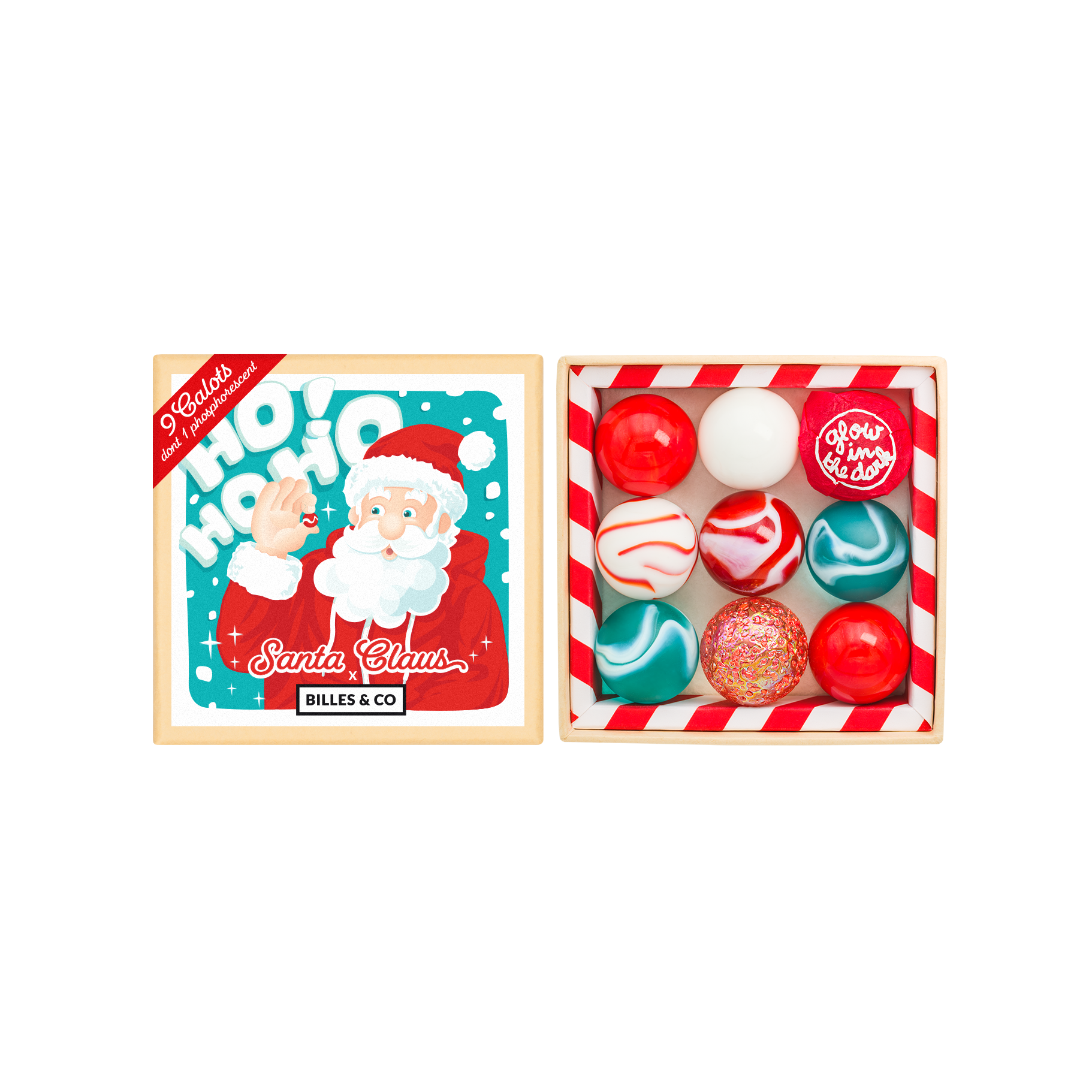 Billes & Co Murmel-Box Santa Claus klein