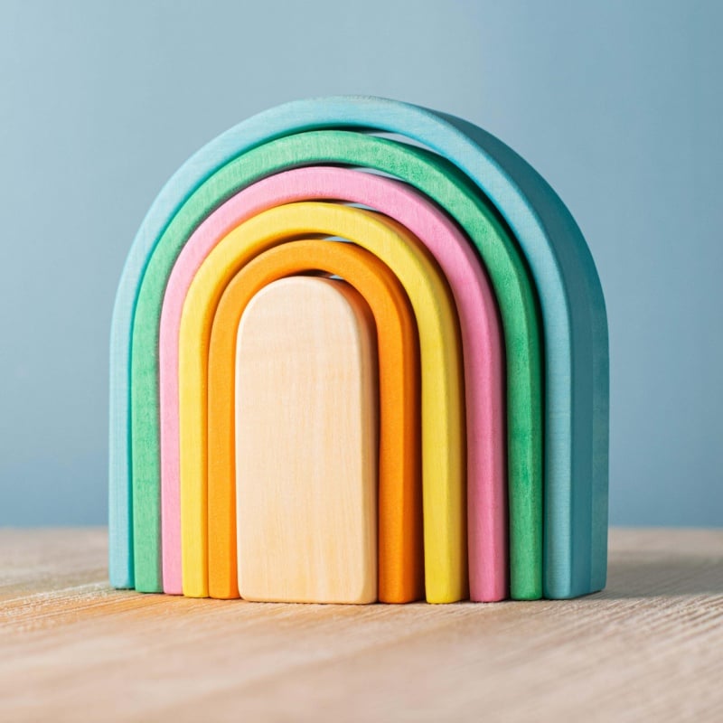 Bumbu Toys Arches Regenbogen Pastell
