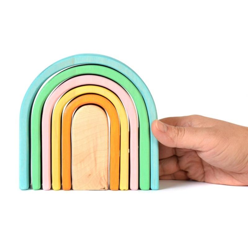 Bumbu Toys Arches Regenbogen Pastell