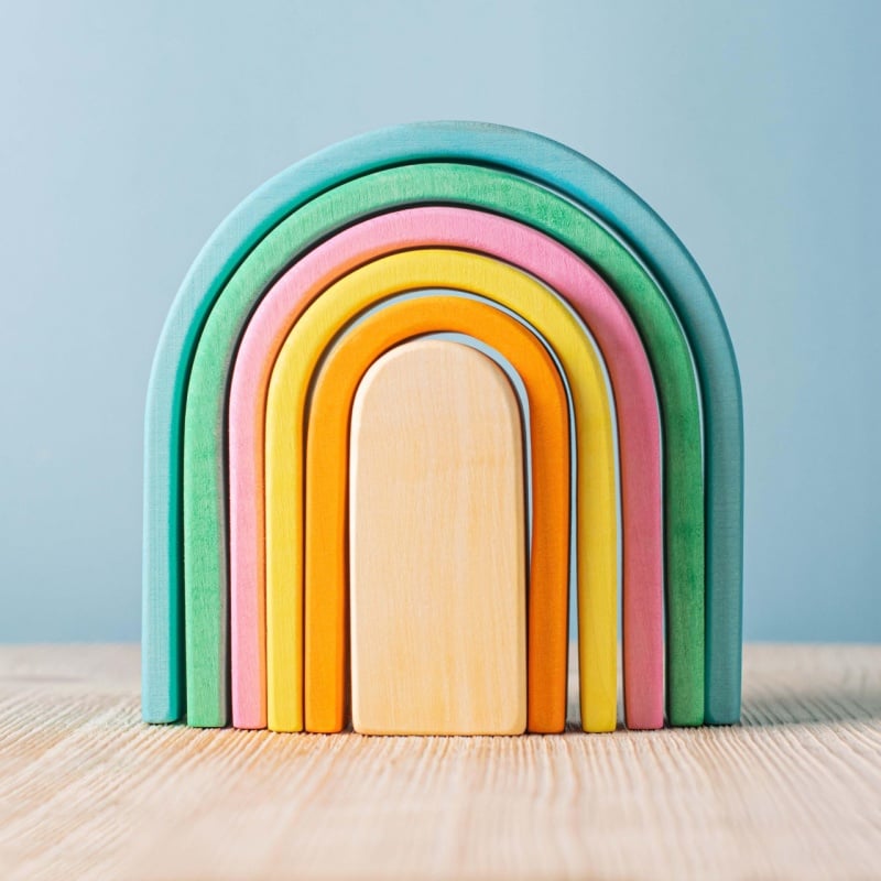 Bumbu Toys Arches Regenbogen Pastell
