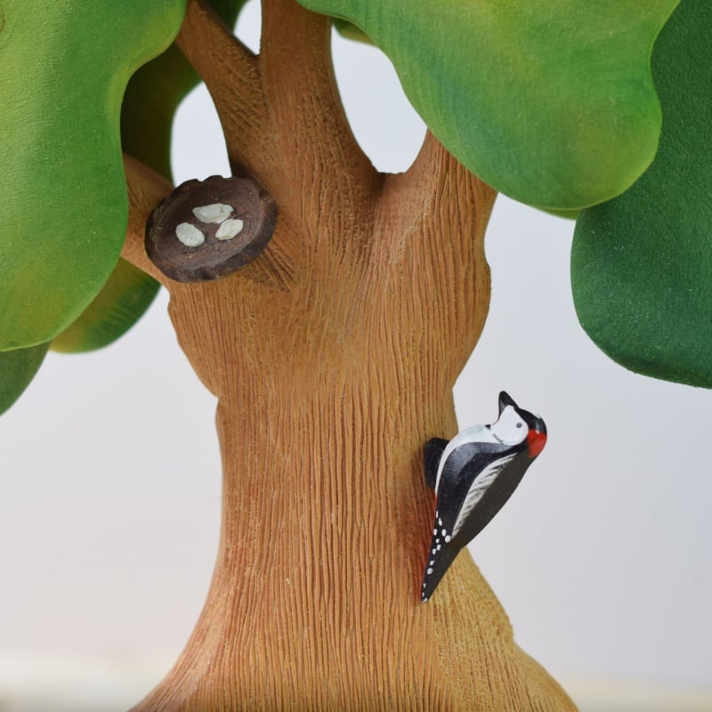 Bumbu Toys Eichenherbst Baum mit Specht