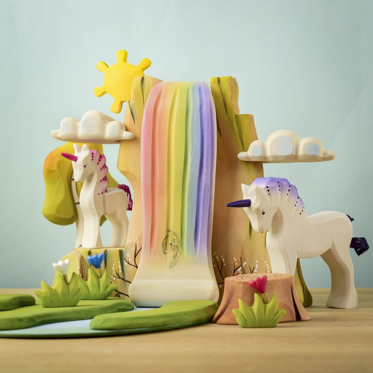 Bumbu Toys Regenbogen Fels Set