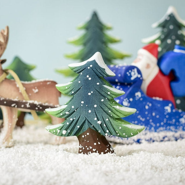 Bumbu Toys Schneebedeckter Tannenbaum Set