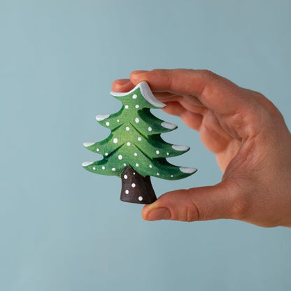 Bumbu Toys Steckfigur Tanne mit Schnee