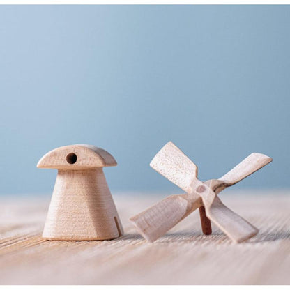 Bumbu Toys Windmühle zum selber bemalen