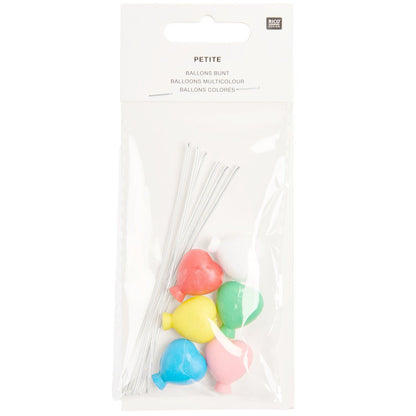 Rico Design: Miniatur Ballons 6 Stück