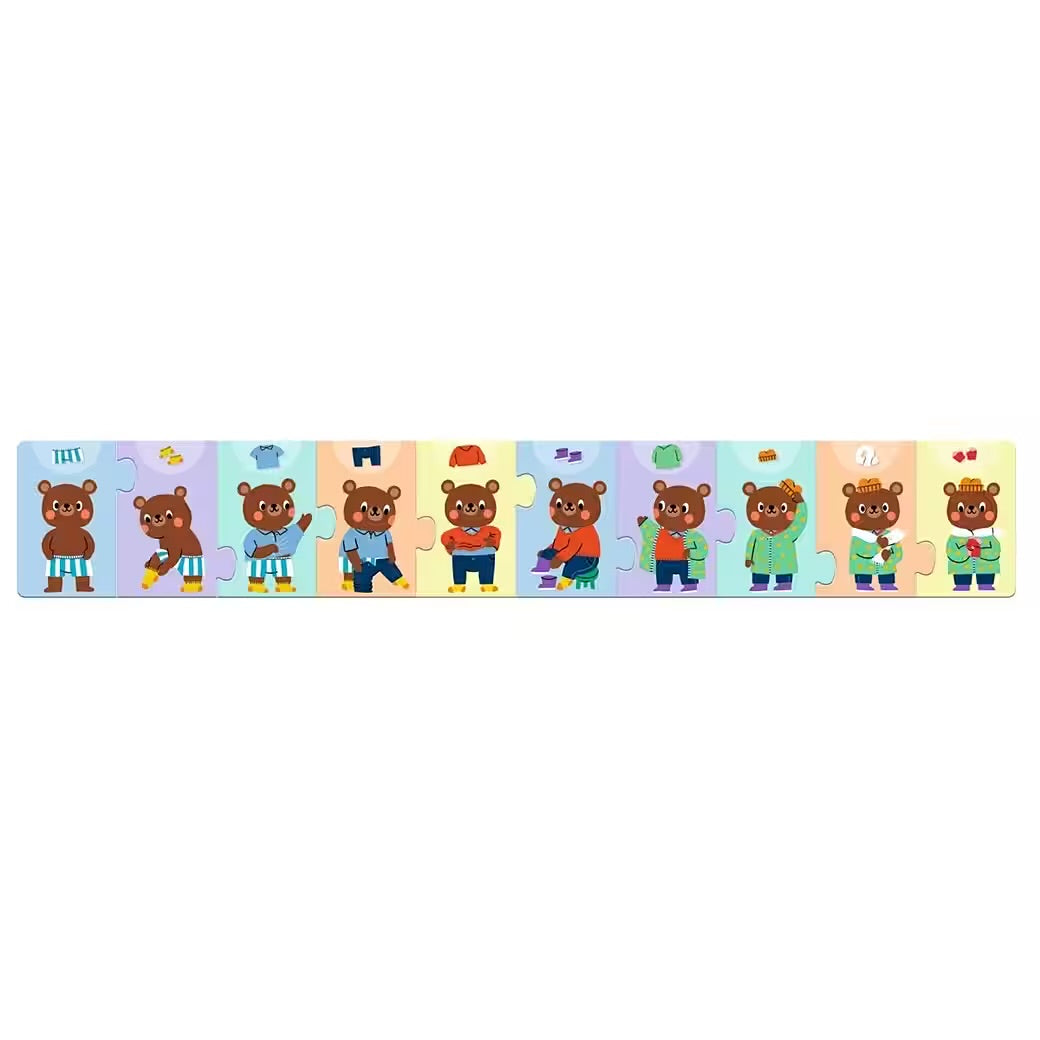 Djeco Duo Puzzle Anziehen