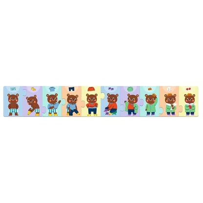 Djeco Duo Puzzle Anziehen