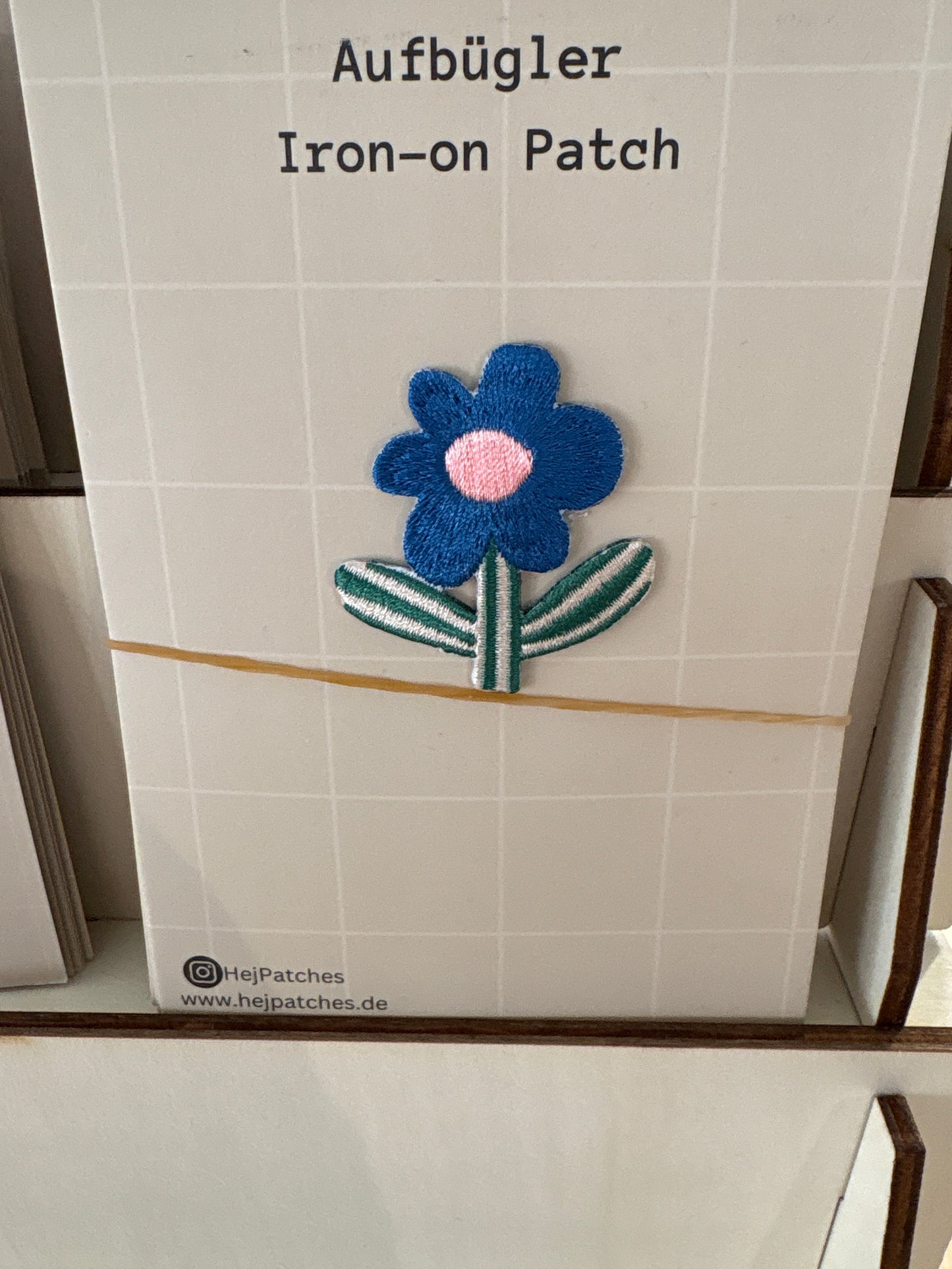 HejPatches Aufbügler Blume