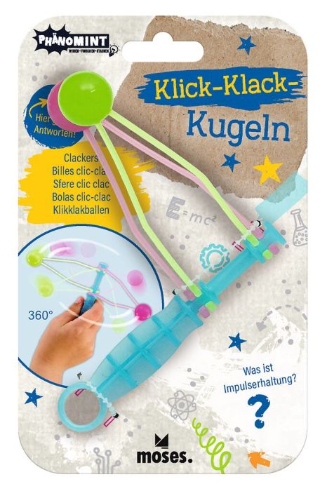 Moses PhänoMINT Klick-Klack-Kugeln blau