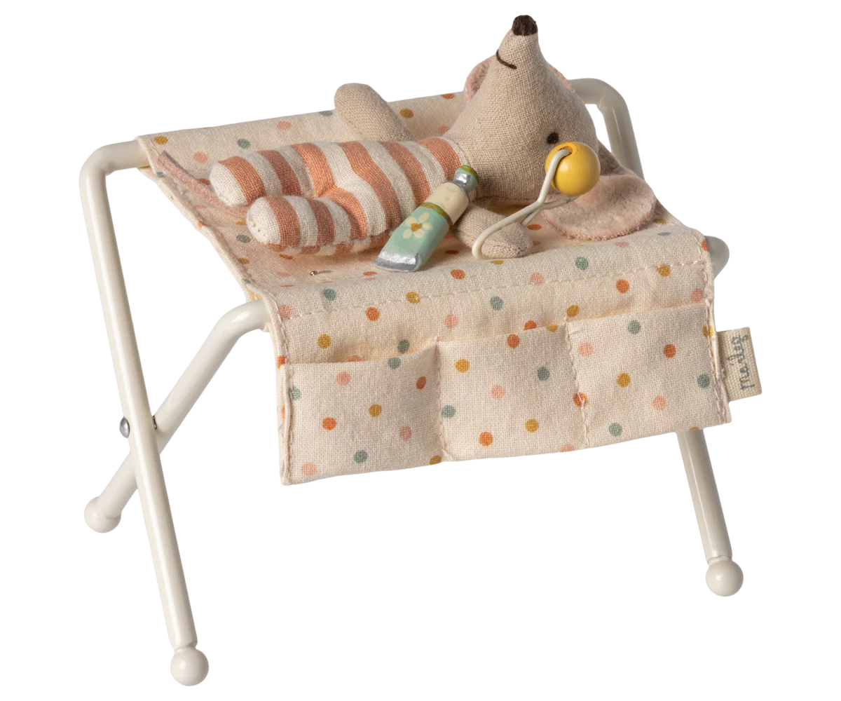 Maileg - Wickeltisch Babymaus - Weiß