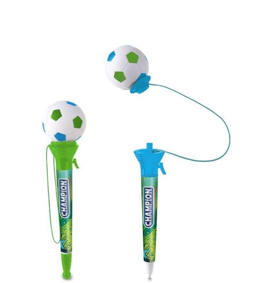 Trendhaus Fußball Kuli mit Ballspiel