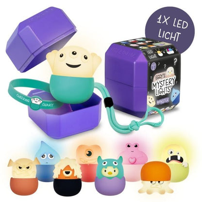 Eggys Mystery Lights Serie 2 Monster Akku Nachtlicht Blindbox mit Anhänger