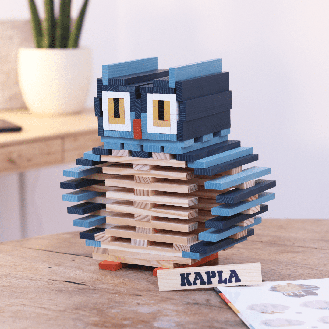 Kapla Baukasten Eule