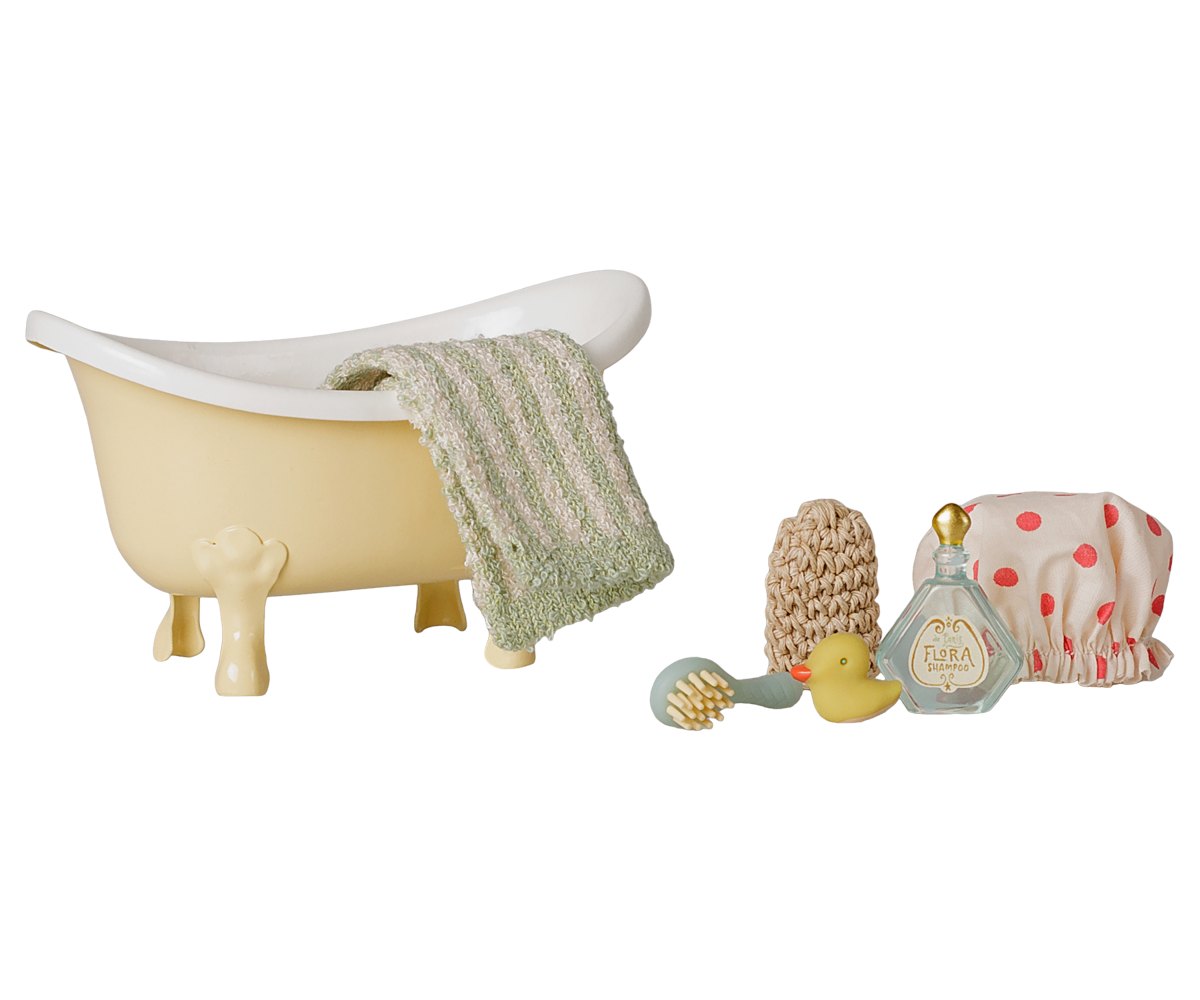 Maileg Badezimmerset für Mäuse – Gelb