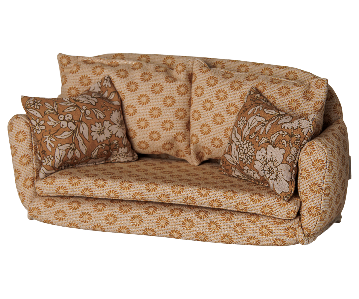 Maileg Schlafsofa für Mäuse, groß – Ocker