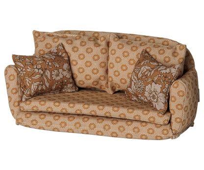 Maileg Schlafsofa für Mäuse, groß – Ocker