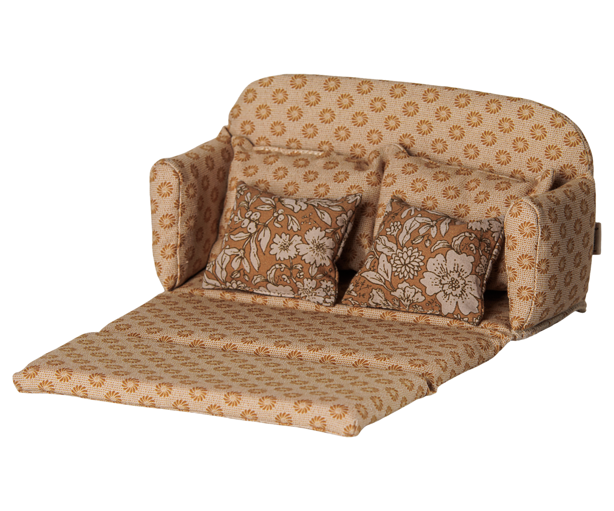 Maileg Schlafsofa für Mäuse, groß – Ocker