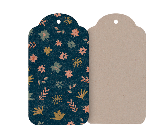 Maileg Gift tags, Forest – Blue 12 pcs