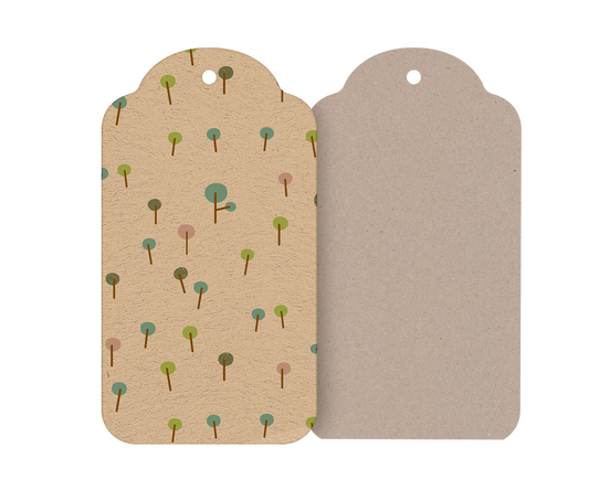 Maileg Gift tags, Wood land – Green 12 pcs