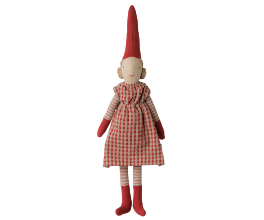 Maileg Pixy, Size 1 – Girl – Red dress
