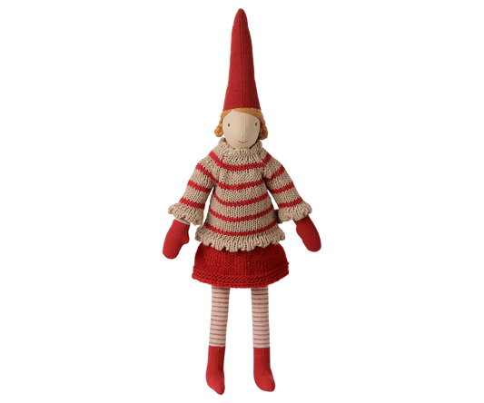 Maileg Pixy, Size 2 – Girl – Striped knitted sweater