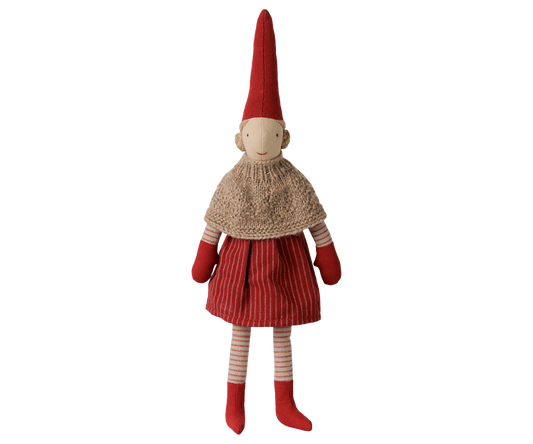 Maileg Pixy, Size 2 – Girl – Knitted cape and skirt