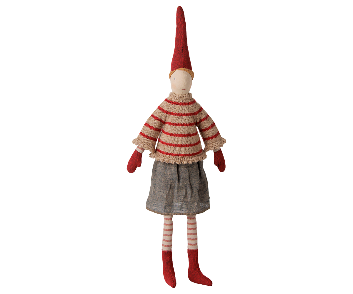 Maileg Pixy, Size 3 – Girl – Striped knitted sweater