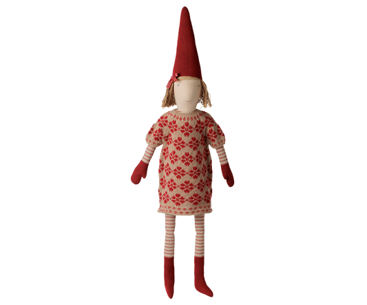 Maileg Pixy, Size 5 – Girl – Knitted flower dress