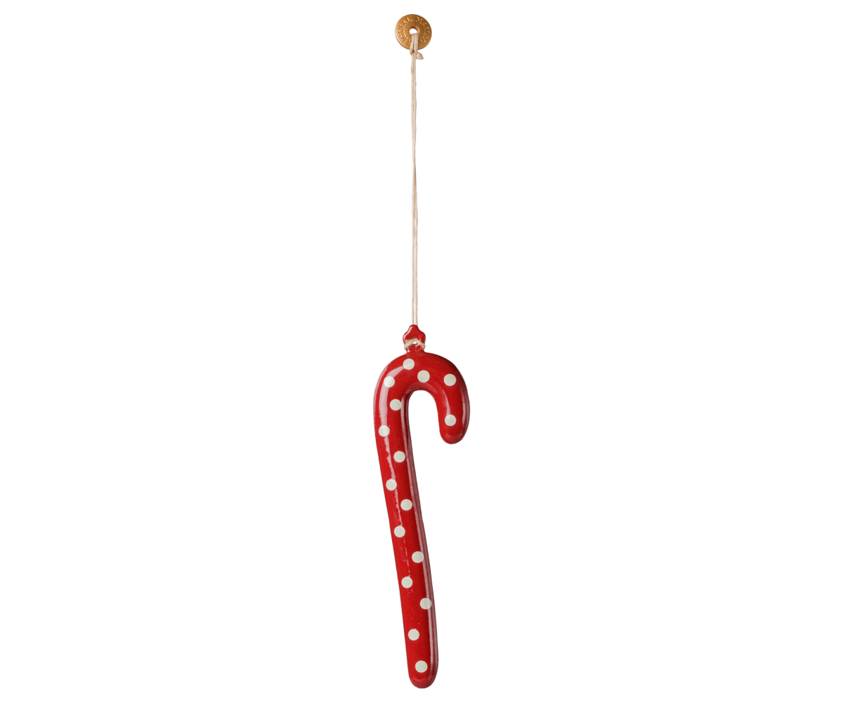 Maileg Metal ornament, Large sugar cane – Dot