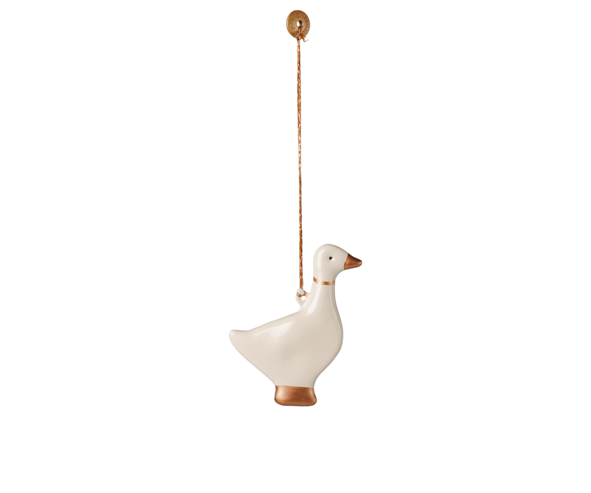 Maileg Metal ornament, Goose – Gold
