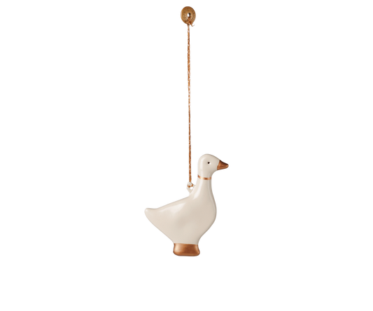 Maileg Metal ornament, Goose – Gold