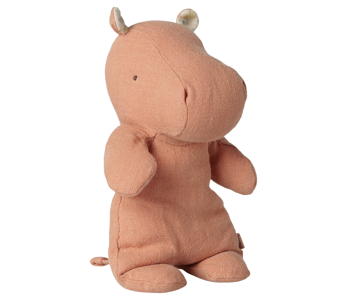Maileg Safari friends, Hippo, Small – Dusty coral