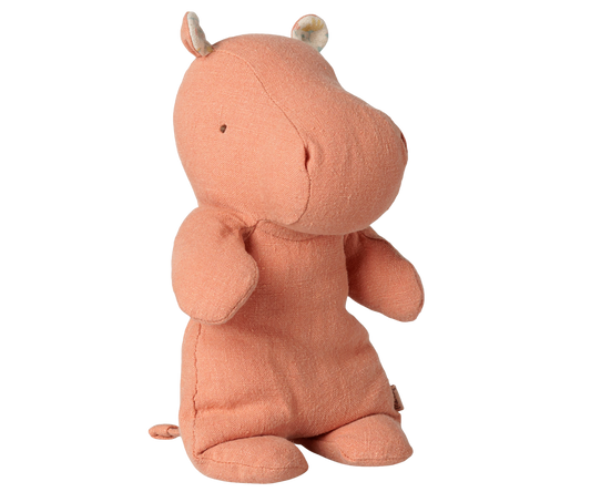 Maileg Safari friends, Hippo, Small – Dusty coral