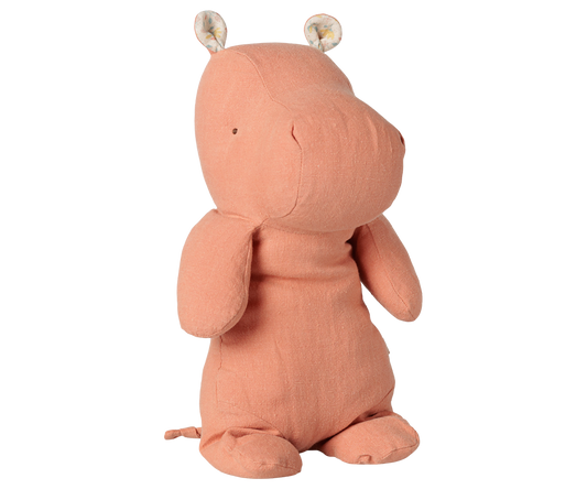 Maileg Safari friends, Hippo, Medium – Dusty coral