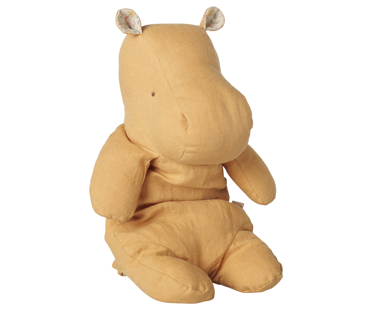 Maileg Safari friends, Hippo, Medium – Vintage yellow