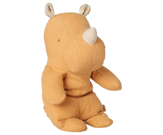 Maileg Safari friends, Rhino, Small – Vintage yellow