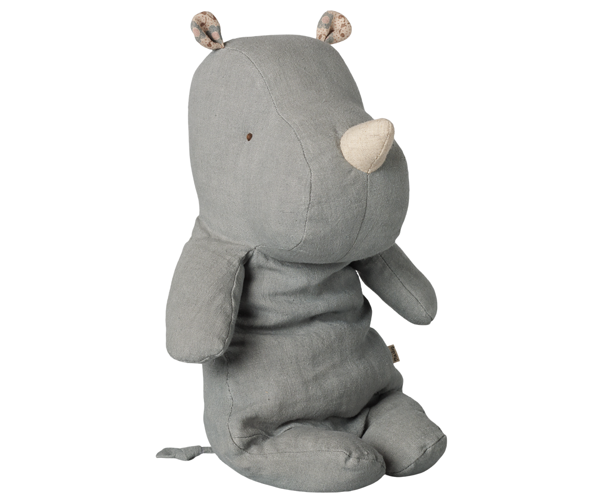 Maileg Safari friends, Rhino, Medium – Vintage blue