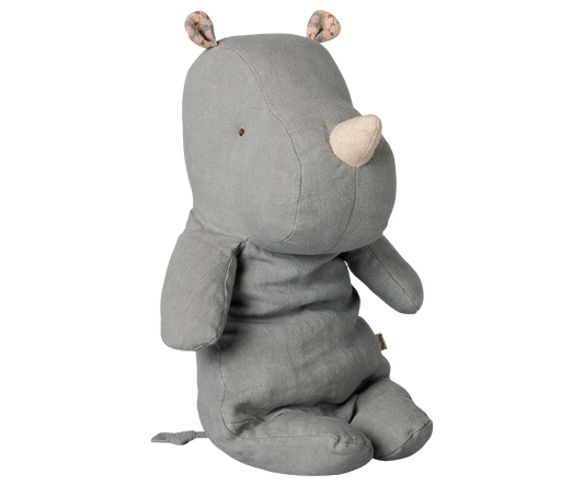 Maileg Safari friends, Rhino, Medium – Vintage blue