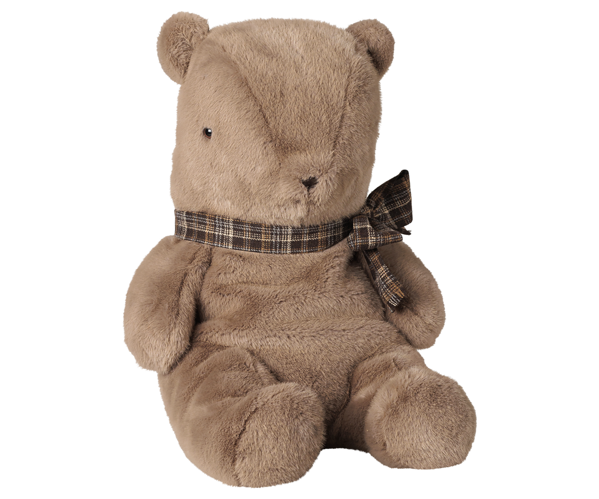 Maileg Teddy bear plush, Large – Dark mushroom