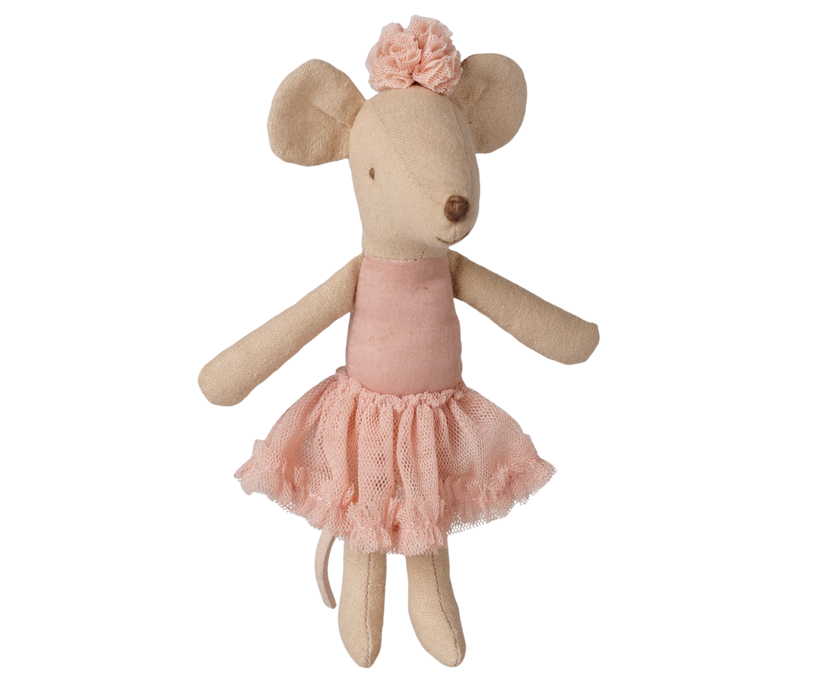 Maileg Ballerina Maus, große Schwester – Light Heather