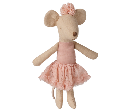 Maileg Ballerina Maus, große Schwester – Light Heather