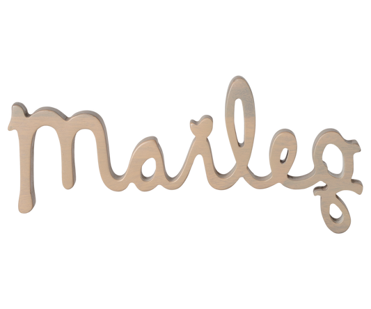 Maileg Maileg wooden tabletop logo – Grey