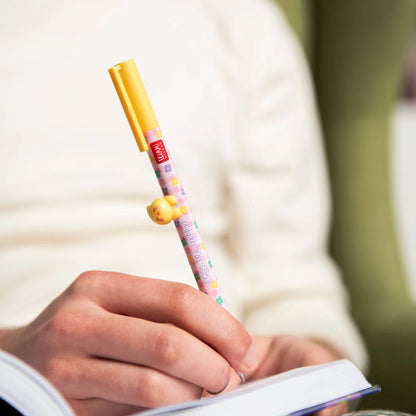 Legami Set aus 2 Gelstiften mit Deko-Tierchen - Lovely Friends - Hoppy Easter und Osterei zum bemalen