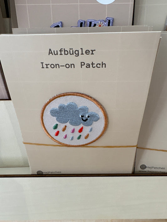 HejPatches Aufbügler Regenwolke