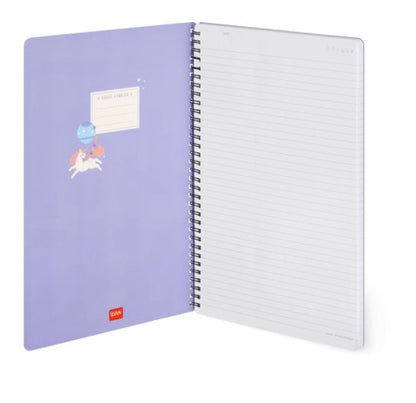 Legami Spiral Notebook Einhorn